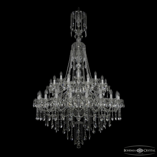 Подвесная люстра Bohemia Ivele Crystal 1415/20+10+5/400/XL-185/2d Ni Подвесная люстра Bohemia Ivele Crystal 1415/20+10+5/400/XL-185/2d Ni