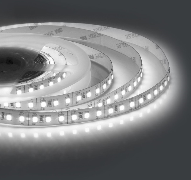 Светодиодная лента Apeyron Стандарт 12В 2835 14,4Вт/м 400К 5м IP20 00-53 Светодиодная лента Apeyron Стандарт 12В 2835 14,4Вт/м 400К 5м IP20 00-53