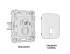 Комплект механизма компьютерной розетки RJ-45(8P8C) Ambrella Volt Omega (OP1120, VM188) MO112010 Комплект механизма компьютерной розетки RJ-45(8P8C) Ambrella Volt Omega (OP1120, VM188) MO112010