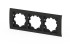 Рамка трехместная ELBI Zena Platin 500-073700-227 Рамка трехместная ELBI Zena Platin 500-073700-227
