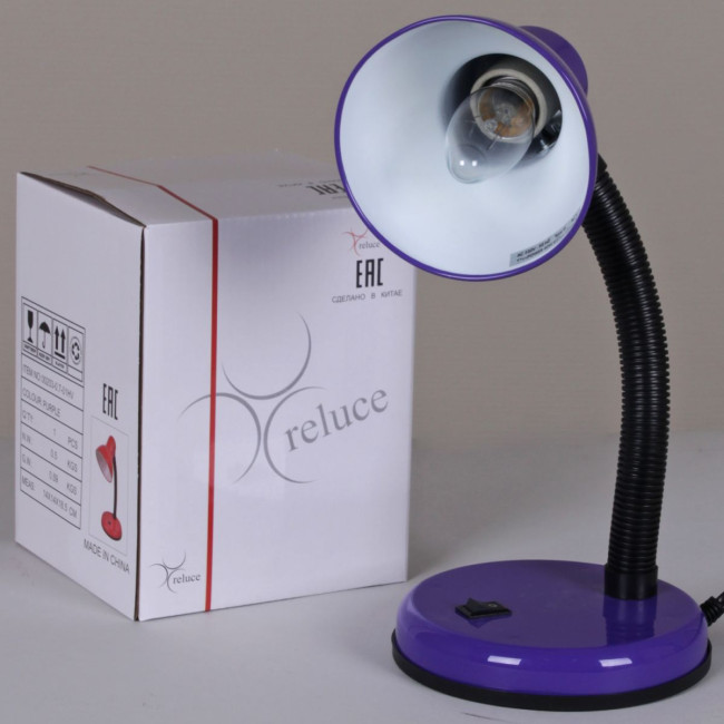 Настольная лампа Reluce 00203-0.7-01 PURPLE Настольная лампа Reluce 00203-0.7-01 PURPLE
