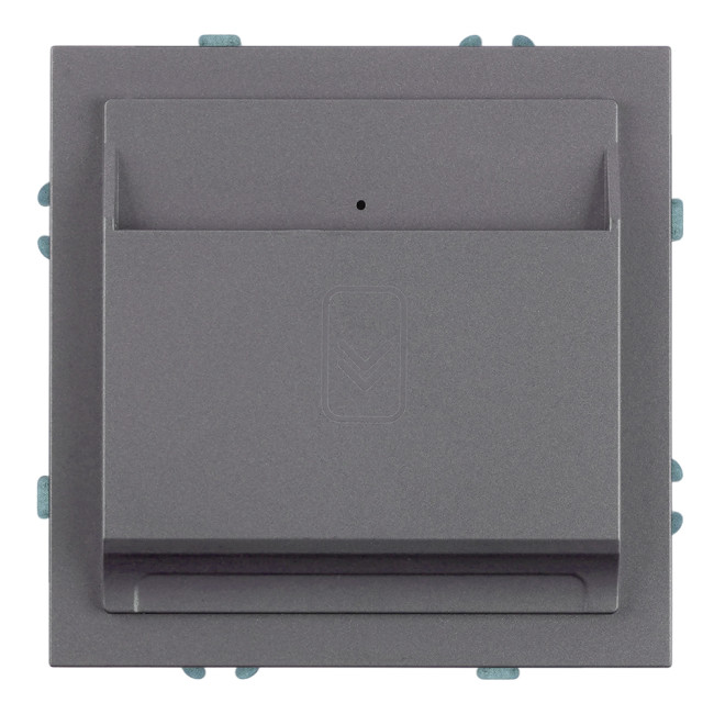 Выключатель карточный Stekker Эмили RSW40-5114-10 платиново-серый, soft touch 50699