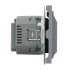 Выключатель карточный Stekker Эмили RSW40-5114-10 платиново-серый, soft touch 50699