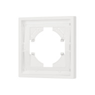 Рамка пластиковая на 1 пост Arlight FRM-TENDO-SFPL-1-WH 054645