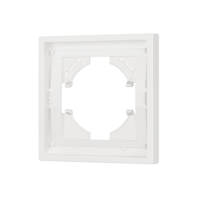 Рамка пластиковая на 1 пост Arlight FRM-TENDO-SFPL-1-WH 054645 Рамка пластиковая на 1 пост Arlight FRM-TENDO-SFPL-1-WH 054645