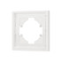 Рамка пластиковая на 1 пост Arlight FRM-TENDO-SFPL-1-WH 054645 Рамка пластиковая на 1 пост Arlight FRM-TENDO-SFPL-1-WH 054645