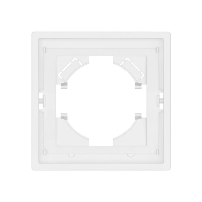 Рамка пластиковая на 1 пост Arlight FRM-TENDO-SFPL-1-WH 054645 Рамка пластиковая на 1 пост Arlight FRM-TENDO-SFPL-1-WH 054645