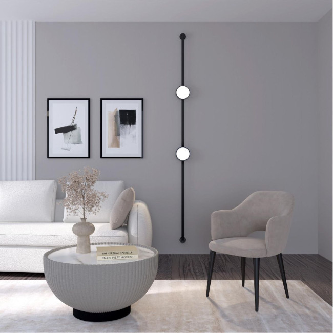 Трековый однофазный светильник Denkirs Belty Flow DK5567-BK Трековый однофазный светильник Denkirs Belty Flow DK5567-BK