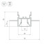 Профиль Arlight FOLED-CEIL-CENTER-2000 023863 Профиль Arlight FOLED-CEIL-CENTER-2000 023863
