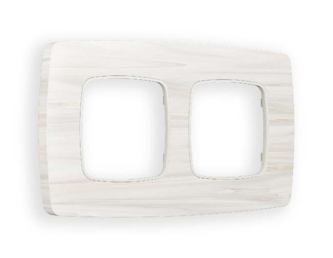 Рамка двухместная Ambrella Volt Opera OF940302 Рамка двухместная Ambrella Volt Opera OF940302