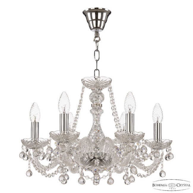 Подвесная люстра Bohemia Ivele Crystal 108/6/165 Ni Подвесная люстра Bohemia Ivele Crystal 108/6/165 Ni