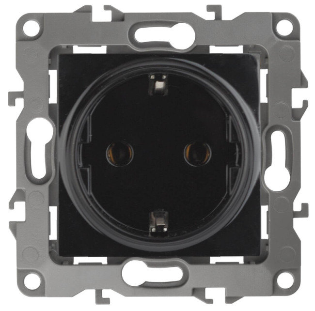 Розетка ЭРА 12 2P E Schuko 16A 250V 12-2001-06 Б0014686 Розетка ЭРА 12 2P E Schuko 16A 250V 12-2001-06 Б0014686