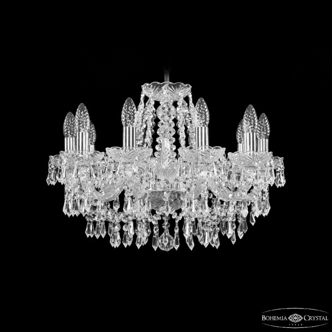 Подвесная люстра Bohemia Ivele Crystal 1403/10/195 Ni Подвесная люстра Bohemia Ivele Crystal 1403/10/195 Ni