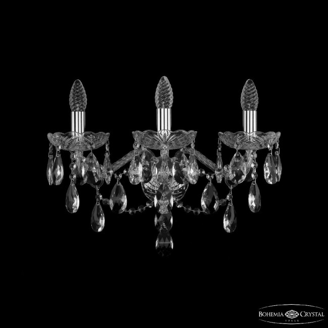 Бра Bohemia Ivele Crystal 1415B/3/200/XL Ni Бра Bohemia Ivele Crystal 1415B/3/200/XL Ni