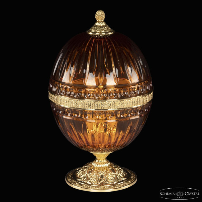 Настольная лампа Bohemia Ivele Crystal 5680L/22 G Amber/M-1G Настольная лампа Bohemia Ivele Crystal 5680L/22 G Amber/M-1G