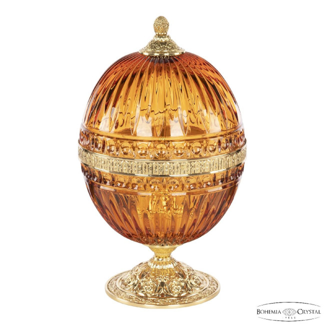 Настольная лампа Bohemia Ivele Crystal 5680L/22 G Amber/M-1G Настольная лампа Bohemia Ivele Crystal 5680L/22 G Amber/M-1G