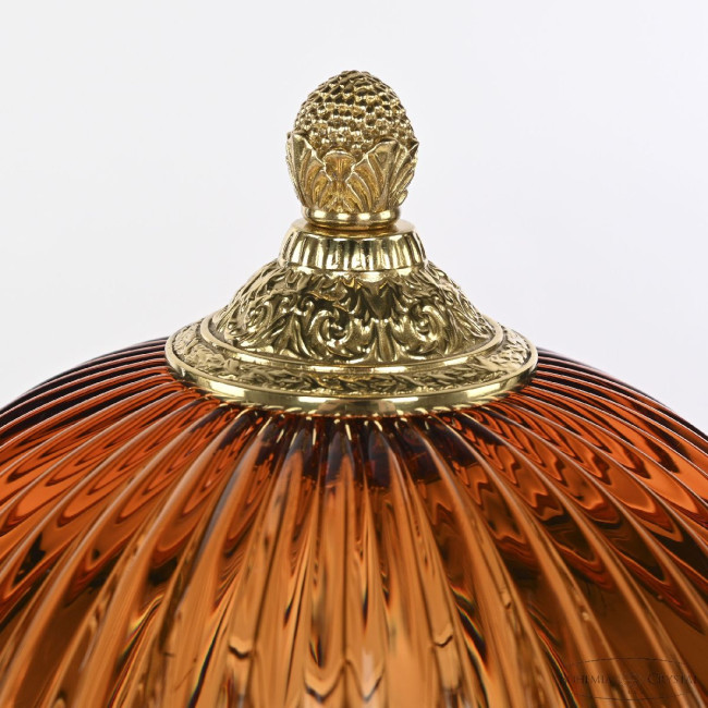 Настольная лампа Bohemia Ivele Crystal 5680L/22 G Amber/M-1G Настольная лампа Bohemia Ivele Crystal 5680L/22 G Amber/M-1G