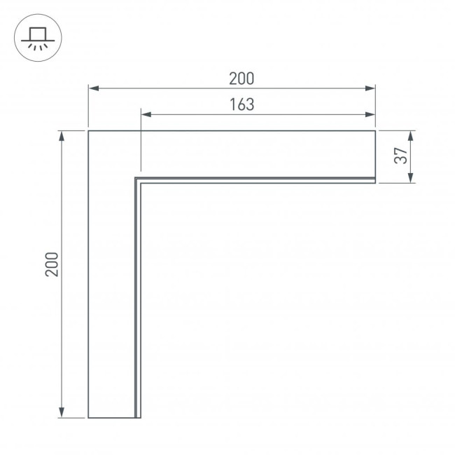 Соединитель профиля Arlight SL-LINIA 030103