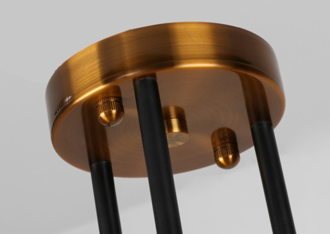 Люстра на штанге Delight Collection Bistro Globe 9389P/6 black/gold Люстра на штанге Delight Collection Bistro Globe 9389P/6 black/gold