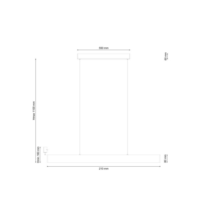 Подвесной светодиодный светильник Lucia Tucci Aero 206.30 Nero Led Подвесной светодиодный светильник Lucia Tucci Aero 206.30 Nero Led