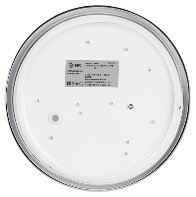 Потолочный светильник Эра Relict 22 SPB-6-20 4К WH Б0059507 Потолочный светильник Эра Relict 22 SPB-6-20 4К WH Б0059507