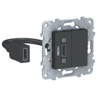 Розетка компьютерная HDMI Schneider Electric Unica New NU543054 Розетка компьютерная HDMI Schneider Electric Unica New NU543054