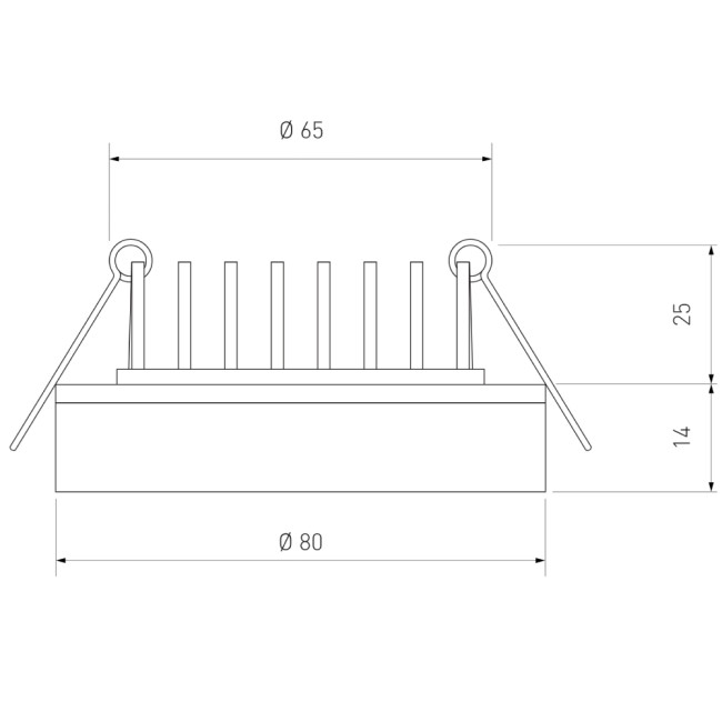 Встраиваемый светодиодный светильник Elektrostandard DSKR80 5W 4200K 4690389056710 Встраиваемый светодиодный светильник Elektrostandard DSKR80 5W 4200K 4690389056710