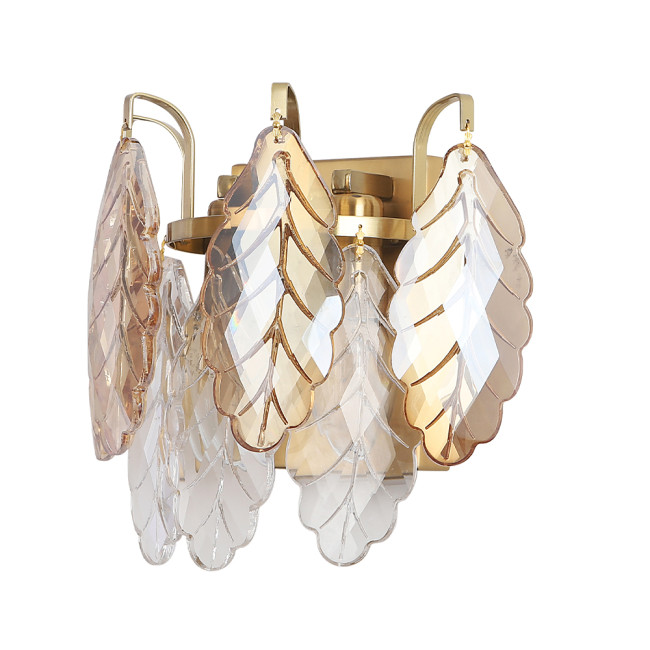 Настенный светильник Crystal Lux TREVI AP2 BRASS