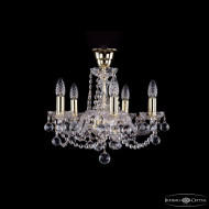 Подвесная люстра Bohemia Ivele Crystal 1402/5/141 G Balls tube