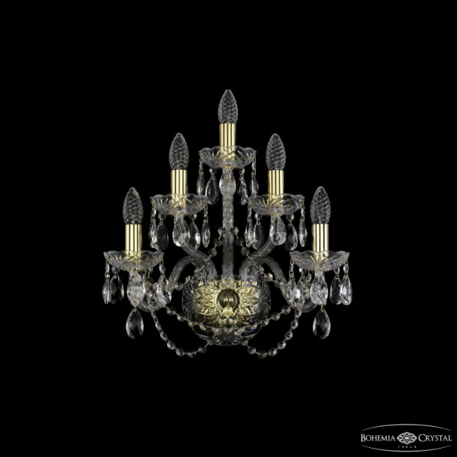 Бра Bohemia Ivele Crystal 1402B/2+2+1/160 G Бра Bohemia Ivele Crystal 1402B/2+2+1/160 G