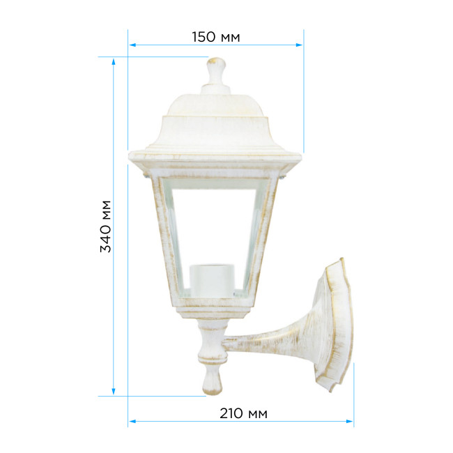 Уличный настенный светильник Apeyron Леда 11-11БЕЛП Уличный настенный светильник Apeyron Леда 11-11БЕЛП