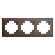 Рамка трехместная Stekker PFR00-7003-04 Катрин 39819 Рамка трехместная Stekker PFR00-7003-04 Катрин 39819