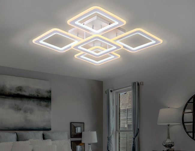 Потолочная светодиодная люстра Ambrella Light Acrylica Original FA866