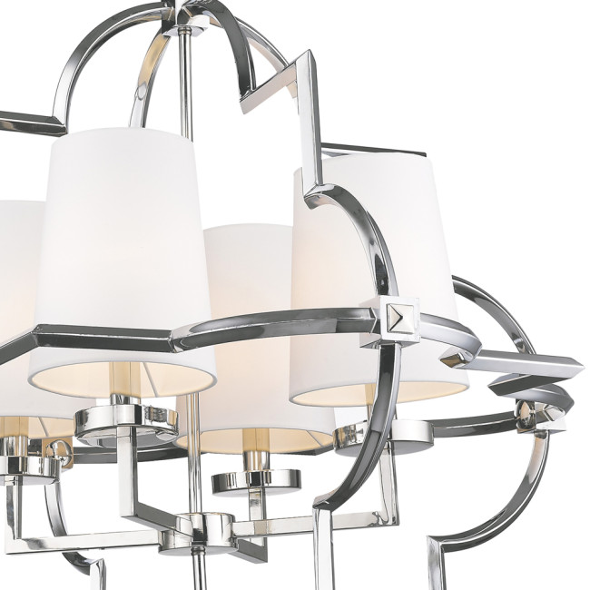 Подвесная люстра Delight Collection Mandeville KM0728P-4L nickel Подвесная люстра Delight Collection Mandeville KM0728P-4L nickel