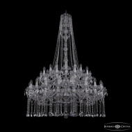 Подвесная люстра Bohemia Ivele Crystal 1413/20+10+5/400/h-164/2d Ni