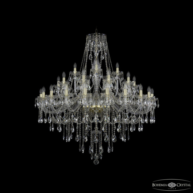 Подвесная люстра Bohemia Ivele Crystal 1415/20+10+5/460 G Подвесная люстра Bohemia Ivele Crystal 1415/20+10+5/460 G
