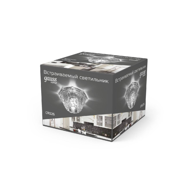 Встраиваемый светильник Gauss Crystal CR026 Встраиваемый светильник Gauss Crystal CR026