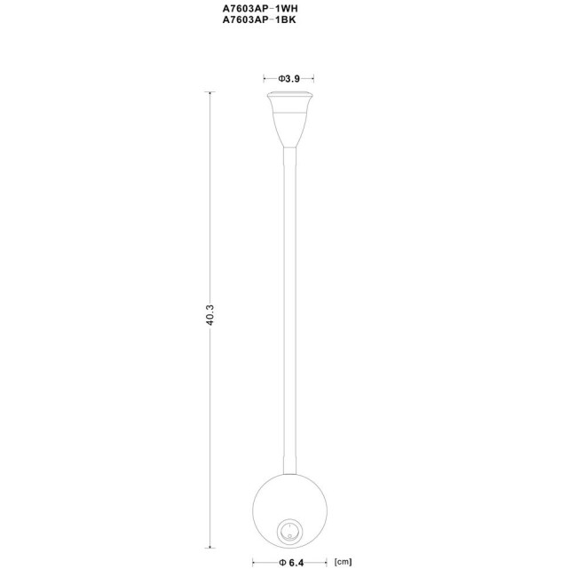 Бра Arte Lamp A7603AP-1BK Бра Arte Lamp A7603AP-1BK