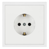 Розетка ЭРА Galaxy 15-2101-01 c заземлением 2P+E Schuko 16А-250В IP20 белый Б0070620