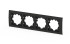 Рамка четырехместная ELBI Zena Platin 500-073700-228 Рамка четырехместная ELBI Zena Platin 500-073700-228
