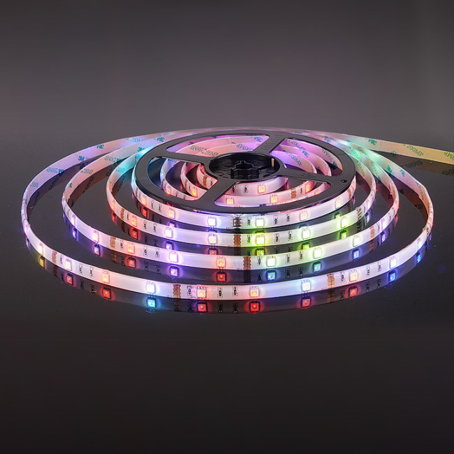 Светодиодная лента Elektrostandard 24V 14,4W 60Led 5050 IP20 RGB, 5м 4690389167713 Светодиодная лента Elektrostandard 24V 14,4W 60Led 5050 IP20 RGB, 5м 4690389167713
