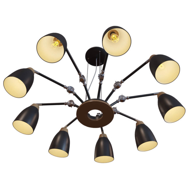 Подвесная люстра LOFT IT Watchman Loft4402/9Bl Подвесная люстра LOFT IT Watchman Loft4402/9Bl