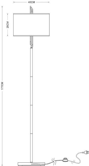 Торшер Arte Lamp Julietta A5037PN-2CC Торшер Arte Lamp Julietta A5037PN-2CC