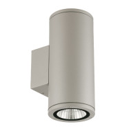 Уличный настенный светильник Uniel ULU-S22D-2x12W/2700K IP65 LIGHT GREY UL-00011084