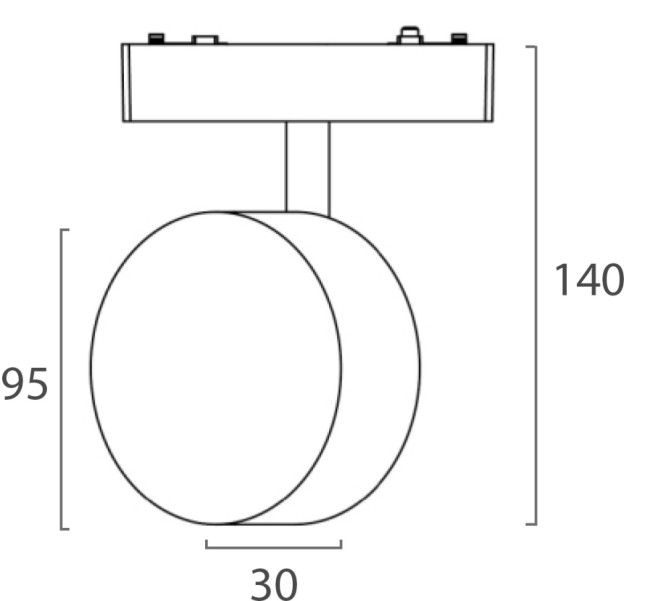 Трековый магнитный светильник Italline Kreator IT09-9019 black 4000K Трековый магнитный светильник Italline Kreator IT09-9019 black 4000K