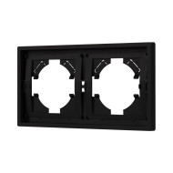 Рамка пластиковая на 2 поста Arlight FRM-TENDO-SFPL-2-BK 054646