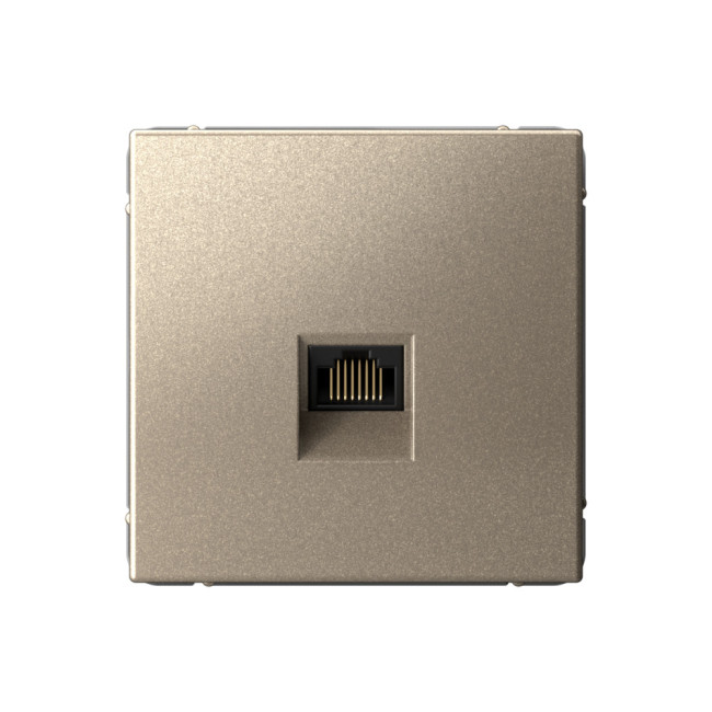 Розетка компьютерная RJ45 Systeme Electric ArtGallery Шампань кат. 5е GAL000583 Розетка компьютерная RJ45 Systeme Electric ArtGallery Шампань кат. 5е GAL000583