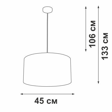 Подвесная люстра Vitaluce V2550-9/1S