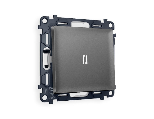 Комплект механизма 1-кл выключателя с подсветкой Ambrella Volt Alfa MA652015