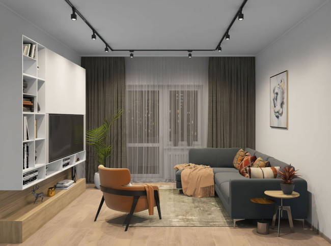 Шинопровод Denkirs DK Track Black TR1001-BK Шинопровод Denkirs DK Track Black TR1001-BK